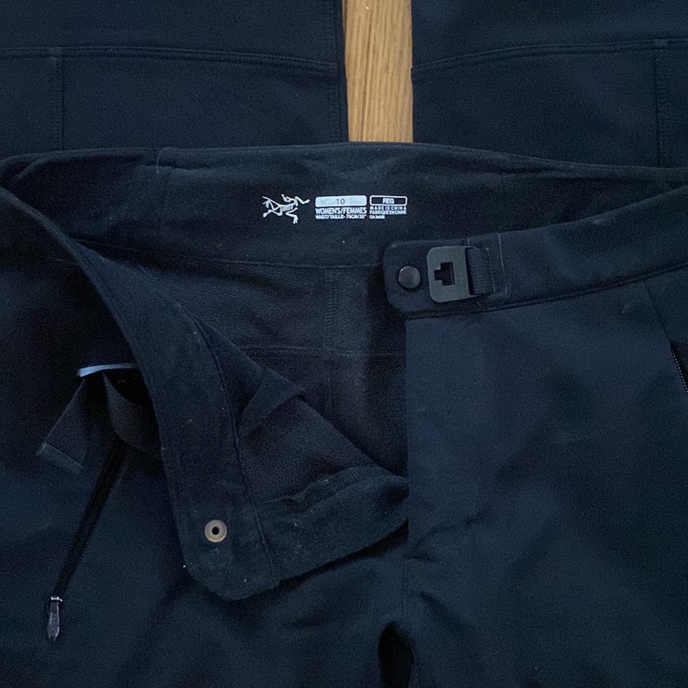 Arc'tyrex Black Softshell Pants 10 Lightweight Du… - image 8